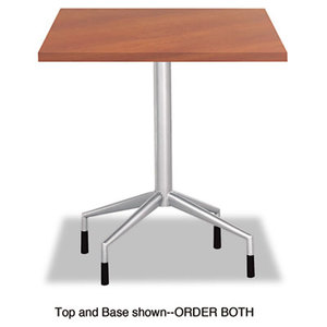 Safco Products 2656SL RSVP Series Standard Fixed Height Table Base, 28" dia. x 29h, Silver by SAFCO PRODUCTS
