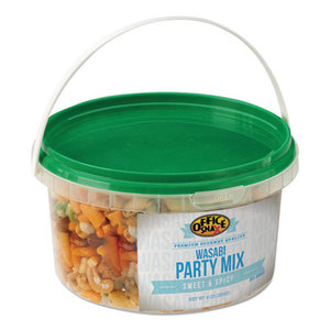 All Tyme Favorite Nuts, Wasabi Party Mix, 14oz Tub by OFFICE SNAX, INC.