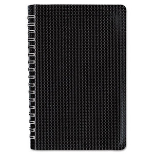 REDIFORM OFFICE PRODUCTS B40.81 Poly Cover Notebook, 6 x 9 3/8, Ruled, Twin Wire Binding, Black Cover, 80 Sheets by REDIFORM OFFICE PRODUCTS