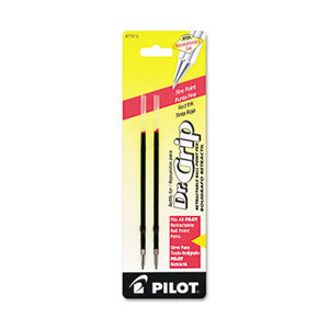 Pilot Corporation 77212 Refill, Better/EasyTouch/Dr Grip Retract Ballpoint, Fine Tip, Red, 2/Pack by PILOT CORP. OF AMERICA