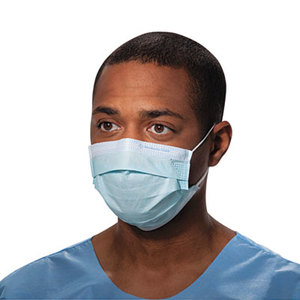 Kimberly-Clark Corporation 47080 Procedure Mask, Pleat-Style w/Ear Loops, Blue, 500/Carton by KIMBERLY CLARK