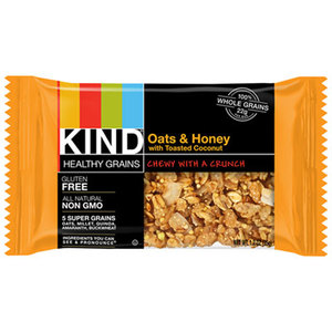 Healthy Grains Bar, Oats and Honey with Toasted Coconut, 1.2 oz, 12/Box by KIND LLC