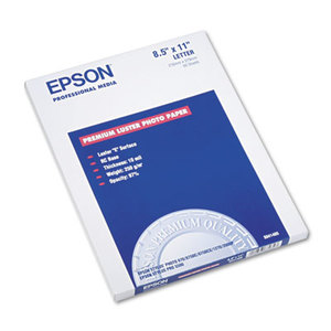 Epson Corporation S041405 Ultra Premium Photo Paper, 64 lbs., Luster, 8-1/2 x 11, 50 Sheets/Pack by EPSON AMERICA, INC.