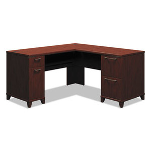 Bush Industries, Inc 2930CSA2-03 Enterprise Collection 60W x 60D L-Desk, Harvest Cherry (Box 2 of 2) by BUSH INDUSTRIES