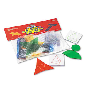 Overhead Folding Geometric Shapes, for Grades 2 and Up by LEARNING RESOURCES