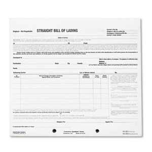 REDIFORM OFFICE PRODUCTS 44-301 Bill of Lading Short Form, 8 1/2 x 7, Three-Part Carbonless, 250 Forms by REDIFORM OFFICE PRODUCTS