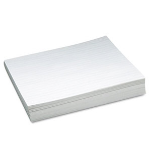 PACON CORPORATION 2635 Skip-A-Line Ruled Newsprint Paper, 30 lbs., 11 x 8-1/2, White, 500 Sheets/Pack by PACON CORPORATION