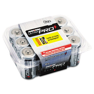 RAY-O-VAC ALC-12F Ultra Pro Alkaline Batteries, C, 12/Pack by RAY-O-VAC