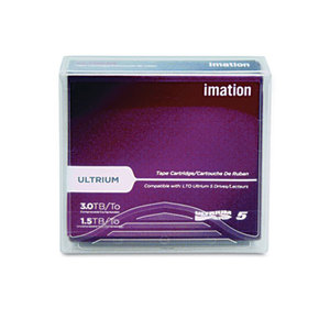 Imation Corp 27672 1/2" Ultrium LTO-5 Cartridge, 2775ft, 1.5TB Native/3TB Compressed Capacity by IMATION