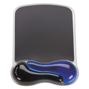 Duo Gel Wave Mouse Pad with Wrist Rest, Blue by ACCO BRANDS, INC.