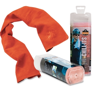 Ergodyne 12441 Evaporative Cooling Towel, Orange by Chill-Its