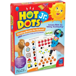Educational Insights GETTING READY FOR SCHOOL. Give children a jump-start on the readiness skills they need to succeed in school with this motivating electronic quiz card set. Kids will be amazed as the special Talking Hot Dots Pen reinforces answers wi by Learning Resources