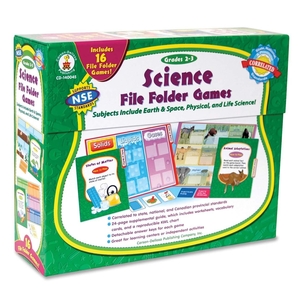 Science File Folder Game, 16 Games , Grades 2-3 by Carson-Dellosa