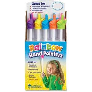 Rainbow Hand Pointers Set Of 10 Pop by Learning Resources