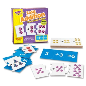 TREND ENTERPRISES INC. T-36013 EASY ADDITION PUZ FUN-TO-KNOW PUZZL ES by Trend