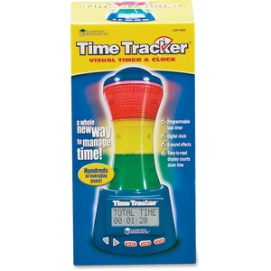 It's never been easier to keep kids on track! Lighted sections of this unique electronic timer alert kids to time remaining. Program green, yellow and red and 6 sound effects easily to indicate that time is running out. by Learning Resources