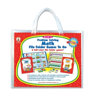 Problem Solving Math Game, w/ 6 Games, Grade 2 by Carson-Dellosa
