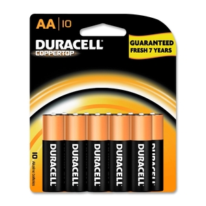 Procter & Gamble MN1500B10Z Batteries, AA, 10/PK by Duracell