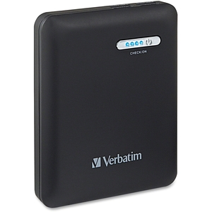 Verbatim America, LLC 98343 Need to charge an iPad and an iPhone? Go ahead! The Dual USB Power Pack allows you to charge 2 devices at the same time. With 2 x USB charging ports, you get the added convenience and flexibility of being able to charge multiple devices when needed. With by Verbatim