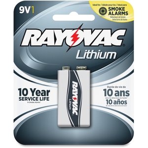 Spectrum Brands, Inc R9VL1 R9VL-1 Lithium Battery (9 Volt) by Rayovac