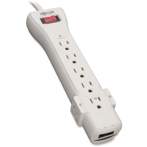 Tripp Lite SUPER6TEL Surge Protector, 7 Outlet, 1270 Joules, 6' Cord, $50,000 Ins by Tripp Lite