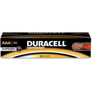 Alkaline Battery, AAA, 36/PK by Duracell