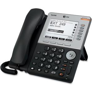 AT&T Corp SB35031 Deskset Phone System,Corded,Syn248,8 Lines,3-Way,Black by AT&T