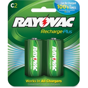 Spectrum Brands, Inc PL7142GEN PL7142GEN Platinum Rechargeable NiMH Batteries C 2 per Pack by Rayovac