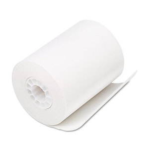 PM Company, LLC 5208 Single Ply Thermal Cash Register/POS Rolls, 2 1/4" x 80 ft., White, 50/Ctn by PM COMPANY