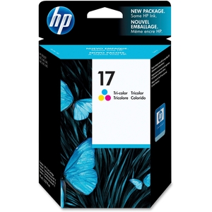 Hewlett-Packard C6625A HP 17 Inkjet Cartridge, 480 Page Yield, Tri-Color by HP