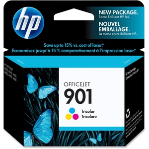 Hewlett-Packard CC656AN HP 901 Inkjet Cartridge, 360 Page Yield, Tri-color by HP