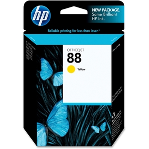 Hewlett-Packard C9388AN HP 88 Ink Cartridge, 9 ml, 860 Page Yield, Yellow by HP