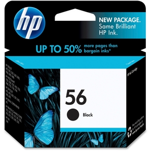 Hewlett-Packard C6656AN HP 56 Deskjet Ink Cartridge, 520 Page Yield, Black by HP