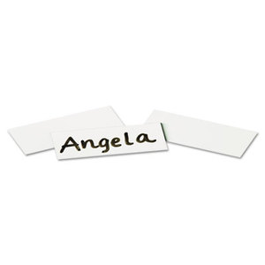 Quartet MWS Magnetic Write-On/Wipe-Off Strips, 2w x 7/8h, White, 25/Pack by QUARTET MFG.