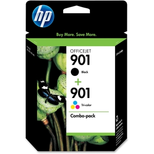 Hewlett-Packard CN069FN Ink Cartridge Combo, Black 200 Pg Yld, Tri-Color 360 Pg Yld by HP