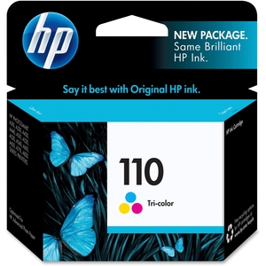 Hewlett-Packard CB304AN HP 110 Ink Cartridge,55 4"x6" Photos Page Yield,Tri-Color by HP