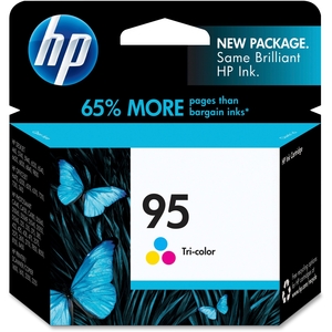 Hewlett-Packard C8766WN HP 95 Inkjet Cartridge, 260 Photos or 90 Pages, Tri-Color by HP