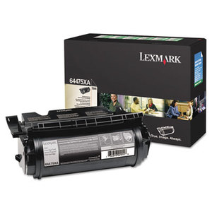 Lexmark International, Inc 64475XA 64475XA Toner, 55000 Page-Yield, Black by LEXMARK INT'L, INC.