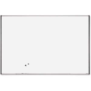 Lorell Furniture 69653 Magnetic Dry-erase Board, 6'x4' Silver/Ebony by Lorell