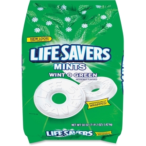 Mars, Inc 21524 Life Savers Mints, Wint-O-Green, 50 oz. by Wrigley