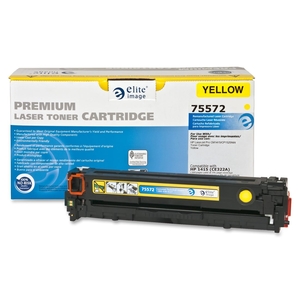 Elite Image 75572 Toner Cartridge, 1,300 Page Yield, Yellow by Elite Image