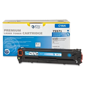 Elite Image 75571 Toner Cartridge, 1,300 Page Yield, Cyan by Elite Image