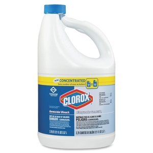 The Clorox Company 30966CT Clorox Germicidal Bleach, 121oz., 3/CT, Clear by Clorox