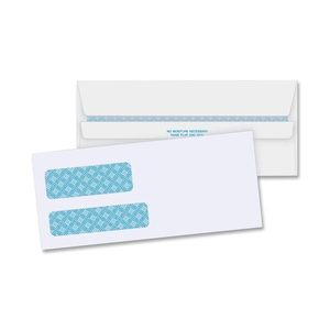 Business Source 36681 Double Window Envelopes,No. 9,3-7/8"x8-7/8",500/BX,White by Business Source