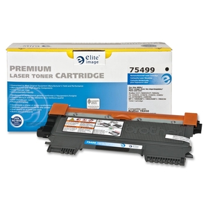 Elite Image 75499 Toner Cartridge, 2,600 Page Yield, Black by Elite Image