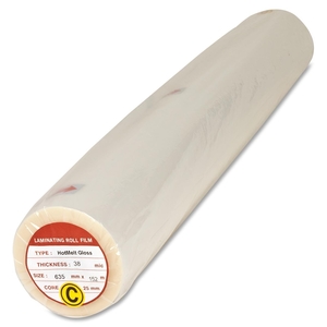 Business Source 20857 Laminate Roll, 1" Core, 1.5Mil, 25"x500', 2/RL, Clear by Business Source