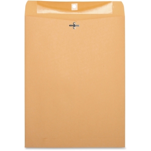 Clasp Envelopes,28 lb.,10"x13",100/BX,Brown Kraft by Business Source