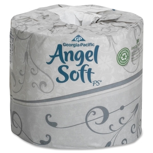 Georgia Pacific Corp. 16880 Bath Tissue, 450 Sheets/Roll, 80 Rolls/CT, 4"x4-1/2", White by Angel Soft PS