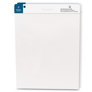 Self-Stick Easel Pads, 25"x30", 30 Shts/Pad, 2/PK, White by Business Source