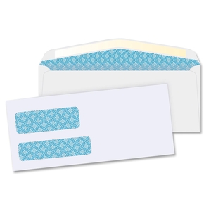 Business Source 36680 Double Window Envelopes,No. 9,3-7/8"x8-7/8",500/BX,White by Business Source